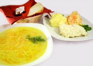 Комплексный обед с минтаем (суп)